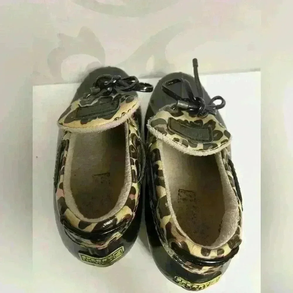 Sperry Waterproof Rubber Duck Shoes Size 6